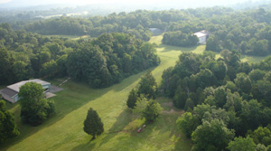 Hot Air Balloon View After Lift-off